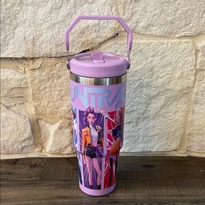 Huntrix Purple stainless steel Tumbler with Handle